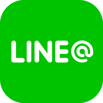 LINE@アカウントを開設してトークにも対応しています