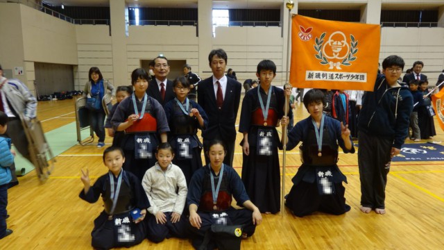 相模原市スポーツ少年団剣道大会団体戦で敢闘賞(ベスト8)でした！！