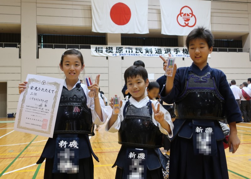 第64回相模原市民剣道選手権大会 小学生の部でKちゃんが3位入賞＆Hくん