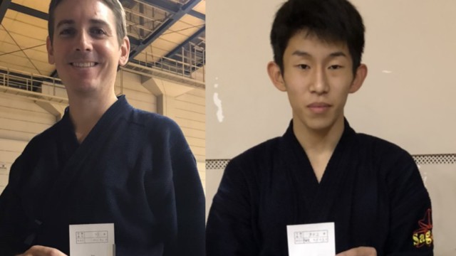 令和初の段位審査会で三段1名＆初段1名合格しました！