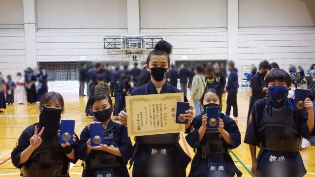 第40回白井杯剣道大会で2年連続3位入賞しました！