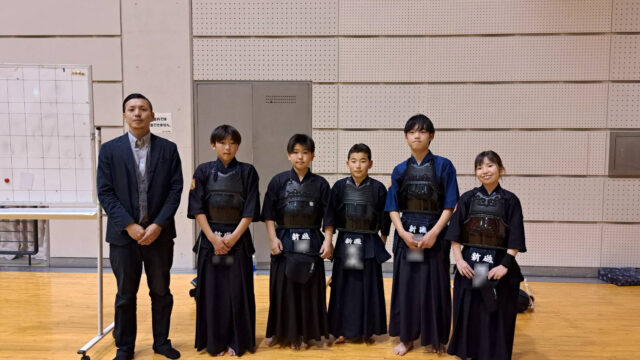 市剣連主催の小学生高学年錬成会に参加しました