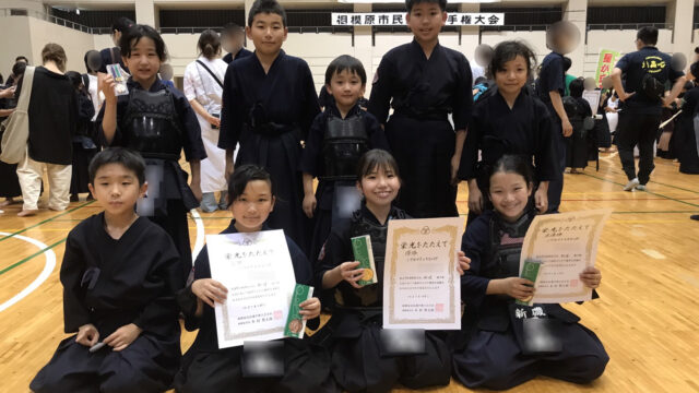 第69回相模原市民剣道選手権大会 小学生の部で6年女子Sちゃん3連覇！！！小4女子Mちゃん準優勝＆Yちゃん3位！